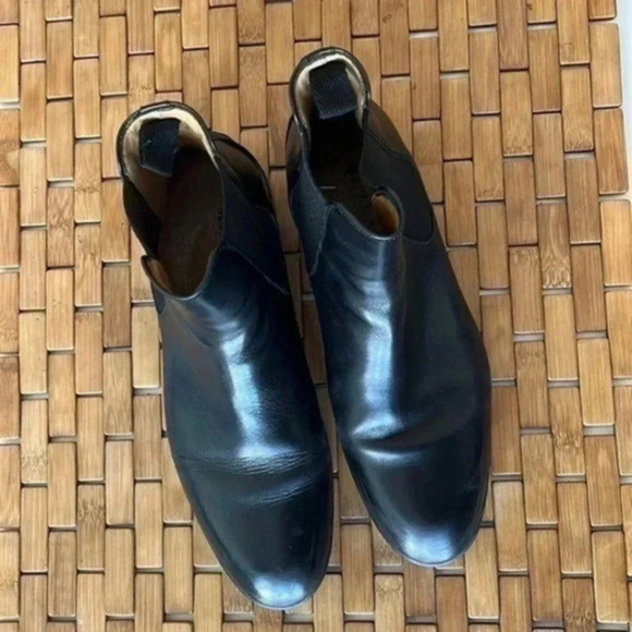 MEZLAN rubber sole black boots size 11.5 - Picture 1 of 7